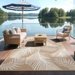 Pauwer Waterproof 5x8 Outdoor Reversible Rug