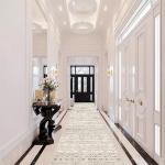 Moroccan Washable Non-Slip Hallway Runner Rug 2'6"x12