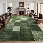 DweIke Washable 5x7 Geometric Area Rug