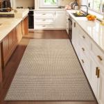 Boho 3x5 Washable Area Runner Rug - Brown