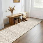 Moroccan Washable Non-Slip Hallway Runner Rug 2'6"x12