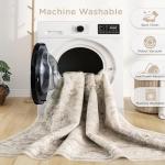 Beige 5x7 Washable Boho Area Rug