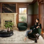 Washable Boho Vintage Area Rug, 8x10 Size