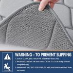 Smiry Ultra Soft Non-Slip Bath Mat, Grey
