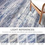 KOZYFLY Abstract Washable 2x6 Runner Rug