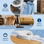 Scalloped Washable Blue Area Rug 3x5