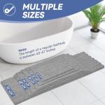 Bcoimo 24"x17" Non-Slip Chenille Bath Mat