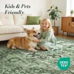 Sage Green Vintage 8x10 Area Rug for Home