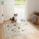 Washable 2x3 Non-Slip Area Rug for Entryway