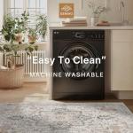 Genimo 5FT Round Machine Washable Area Rug