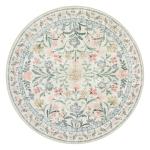 Lahome Sylvie Floral Round Boho Rug 4ft