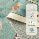 Lahome Washable Non-Slip Round Boho Rug 4ft