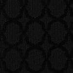 Sparta Non-Slip Black Round Area Rug, 5 Ft