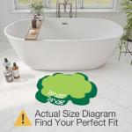 LUMI Funny Floral Bath Rug in Bliss Pink