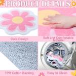 Cute Flower Round Area Rug for Girls' Rooms