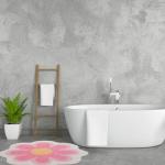 Cute Flower Round Area Rug for Girls Room