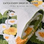 Floral 3D Area Rug for Kids and Bath