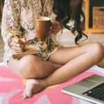 Cute Flower Round Area Rug for Girls' Rooms