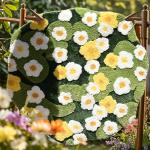 Floral 3D Area Rug for Kids and Bath