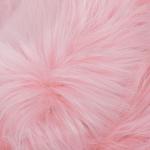 Heart Shaped Light Pink Shaggy Bedroom Rug