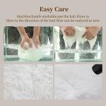 Fluffy Pink Heart Shaped Faux Fur Area Rug