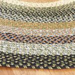 SAFAVIEH Washable Rug Outdoor Braided Collection - 5' x 8' Oval, Multi, Handmade & Reversible, Non-Shedding & Easy to Clean, Ideal for Patio, Backyard, Mudroom (BRD308A)