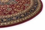 5x7 Oval Indoor Area Rug for Living Room, Dining Room, Bedroom, Entryway | Alfombras para Salas | Traditional, Oriental | Red 5'3'' x 7'3'' Oval