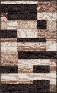 Modern Geometric Patchwork Area Rug, 2' x 3