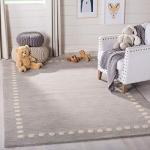 Kids Polka Dot Accent Rug - Blue & Ivory 3' x 5