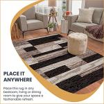 Modern Geometric Patchwork Area Rug, 2' x 3