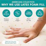 Madrid Dark Blue Dining Chair Pad with Ties