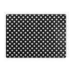 ALAZA White and Black Polka Dot Area Rug