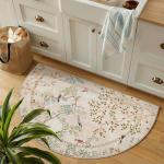 Jinchan Yarden 2x3 Beige Non-Slip Area Rug