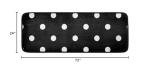 Black and White Polka Dot Runner Rug 2'x6