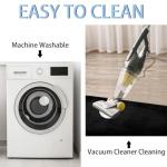 Black and White Polka Dot Runner Rug 2'x6