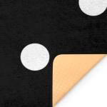 Black and White Polka Dot Runner Rug 2'x6