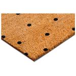Black Polka-Dots Doormat by Calloway Mills 17"x29