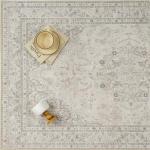 Cozy Beige 2x3 Vintage Washable Area Rug