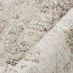 PureCozy Taupe Washable Vintage Area Rug 2x3