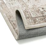 PureCozy Taupe Washable Vintage Area Rug 2x3