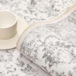 Gray Vintage Distressed 2x3 Entryway Area Rug