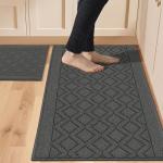 Soft Anti-Slip Kitchen Rug Mats - 2 Pieces