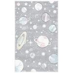 Kids Accent Rug - 4' x 6', Grey & Lavender
