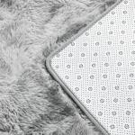 Light Grey Large Shag Area Rug 6 x 9