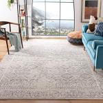 Tulum Ivory & Grey Moroccan Area Rug - 9' Square