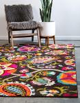 Estrella Collection Bohemian Floral Area Rug, 5x8