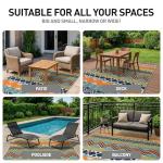 Marbella Boho Outdoor Rug 5' x 7' Multi