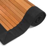 Red Lantern Burnt Bamboo Rug - 5' x 8