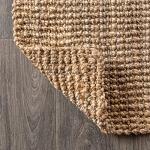 JONATHAN Y Pata Hand Woven Chunky Jute Natural Indoor Area Rug, 3x5, Bohemian, Rustic, Cottage, Easy-Cleaning for Living Room, Bedroom, Kitchen, Non-Shedding (NRF102A-3)