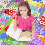 Kids Educational Area Rug for Learning & Play